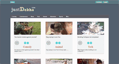 Desktop Screenshot of justdekho.com